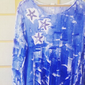 star fish on blue