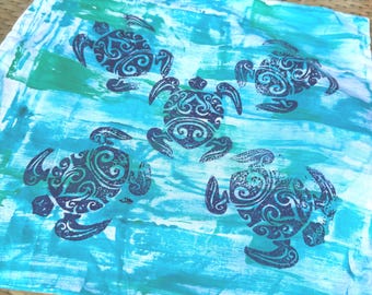 Hand-Painted Kauai Hawaii Pillow Covers: Tropical Decor