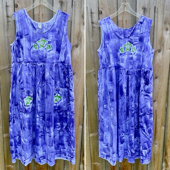 うめ様  3月購入  7950 VTG Royal Hawaiian Creations Hibiscus Red/Black MuuMuu, Size