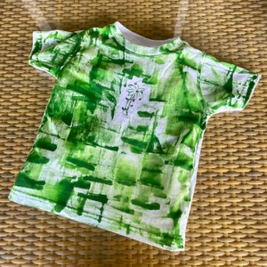 ON SALE Christmas shirt Kids T Shirt Hand Painted Kauai Hand painted Kauai Hawaii hand painted Holiday shirt palm tree green