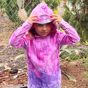 Hand Painted Childrens Hoodie Cotton Hoodie Ombre Hoodie Kauai Hawaii Hoodie Kids Hoodie Toddler Hoodie 2T-14/16 Unisex Kids Hoodie pink ombre honu