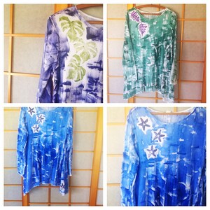 Monstera on navy all the other tunics are pictured elsewhere
