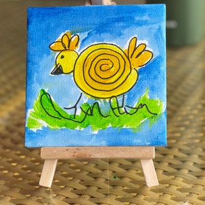Miniature Hawaiian art from Kauai Hawaii gift