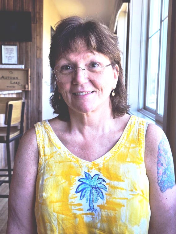 Hand Painted Hawaiian Tunic Top: Light Cotton A line loose fit Shirt