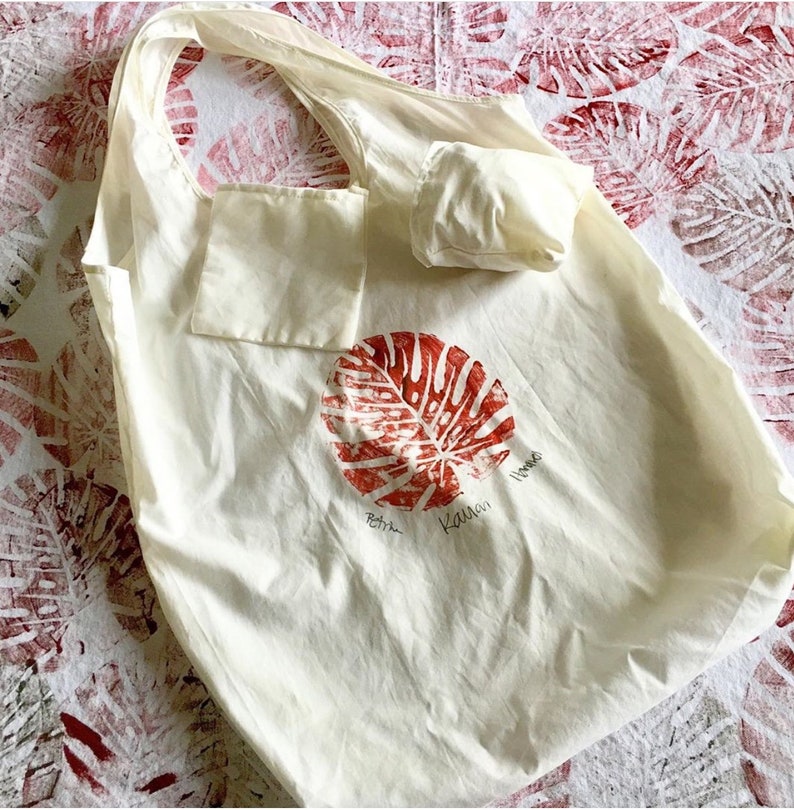 Hawaii Gift Tote Bag Kauai Farmers Market Cotton Shopping Bag Etsy