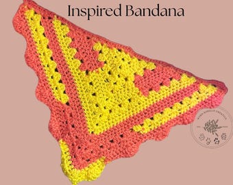 Rosy Maple Moth Inspired Bandana