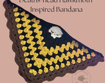 Deaths-head Hawkmoth Inspired Bandana