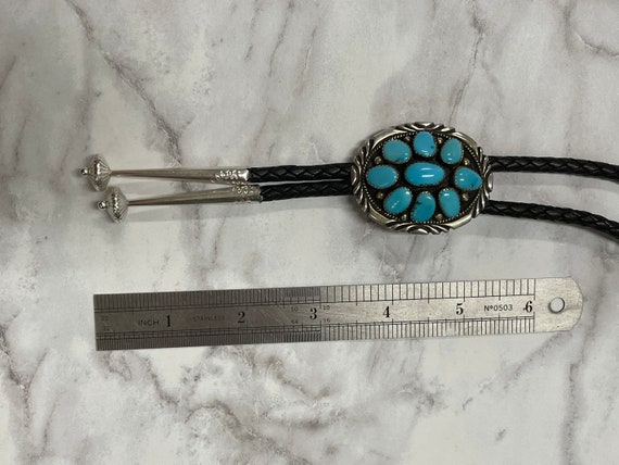 turquoise bolo tie - image 4