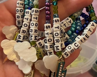 Custom Storm Society Bracelet — Freddy McKinney unofficial merch — Handmade to order