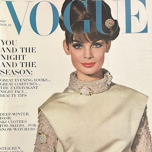 Mod & Magnificent Vogue Magazine, November 15, 1963 Issue!