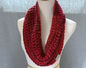 Crochet Cowl, Long Scarf, Infinity Scarf, Infinity Cowl