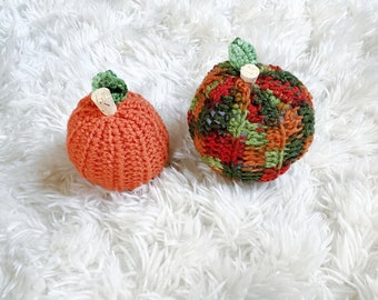 Rustic Pumpkin Decor, Crocheted Pumpkins, Pumpkin Decor, Holiday Pumpkins