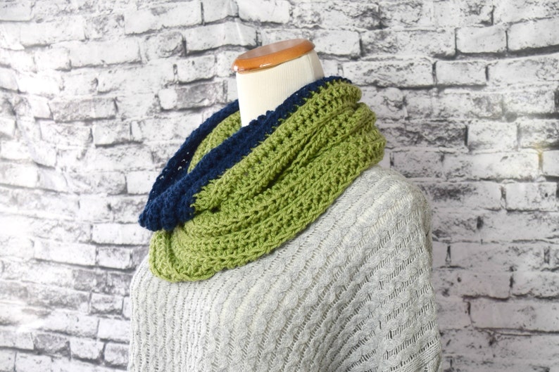 Infinity Scarf Circle Scarf Crochet Cowl Ready to Ship - Etsy
