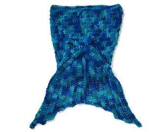 Mermaid Tail Blanket Any Size, Crochet Mermaid Tail Infant, Child, Adult, Plus Size