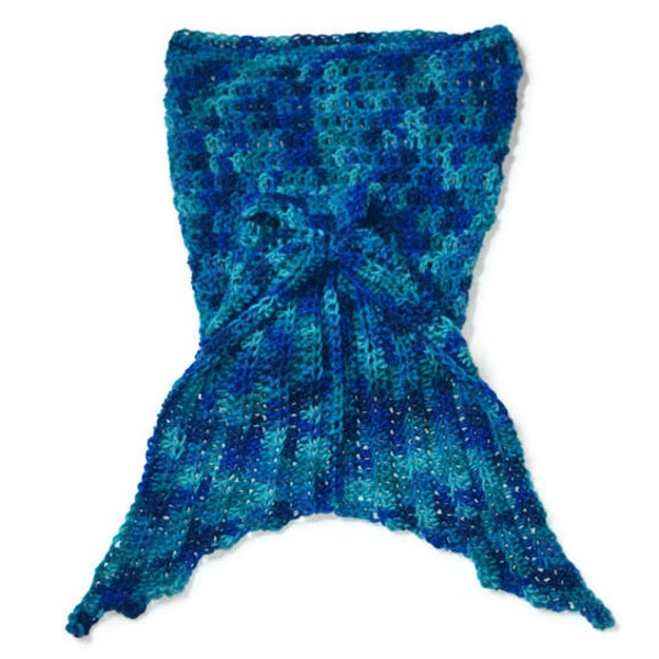 Mermaid Tail Blanket Any Size, Crochet Mermaid Tail Infant, Child, Adult, Plus Size