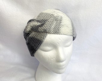 Knit Ear Warmer, Twist Headband, Knit Head Wrap