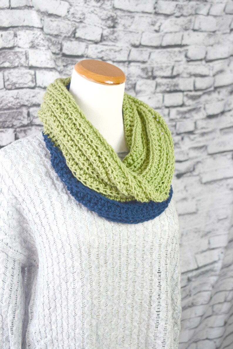 Infinity Scarf Circle Scarf Crochet Cowl Ready to Ship - Etsy