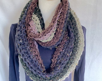 Chunky Cowl, Chunky Infinity Scarf, Neck Warmer, Winter Scarf