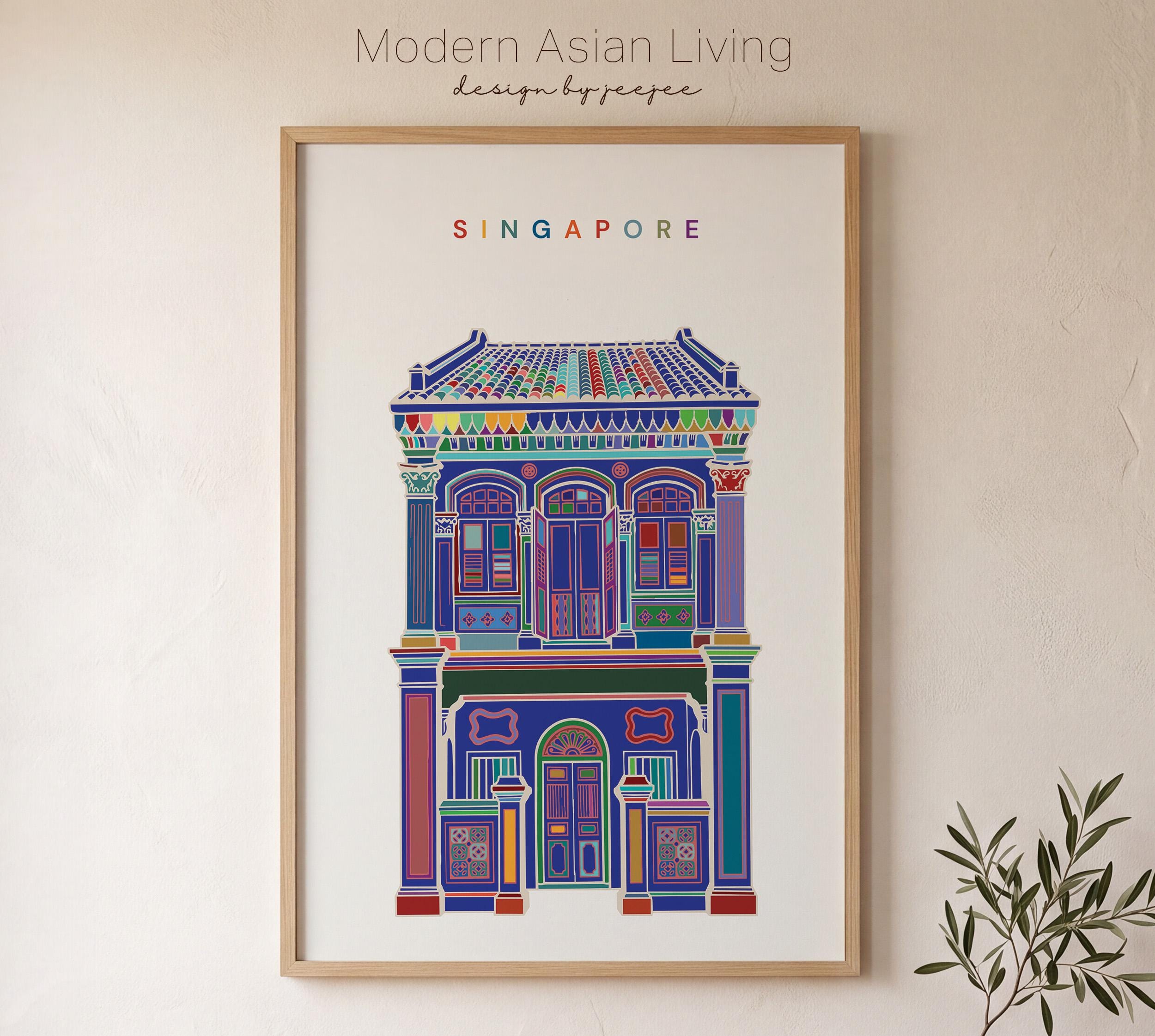 Singapore poster - Etsy 日本