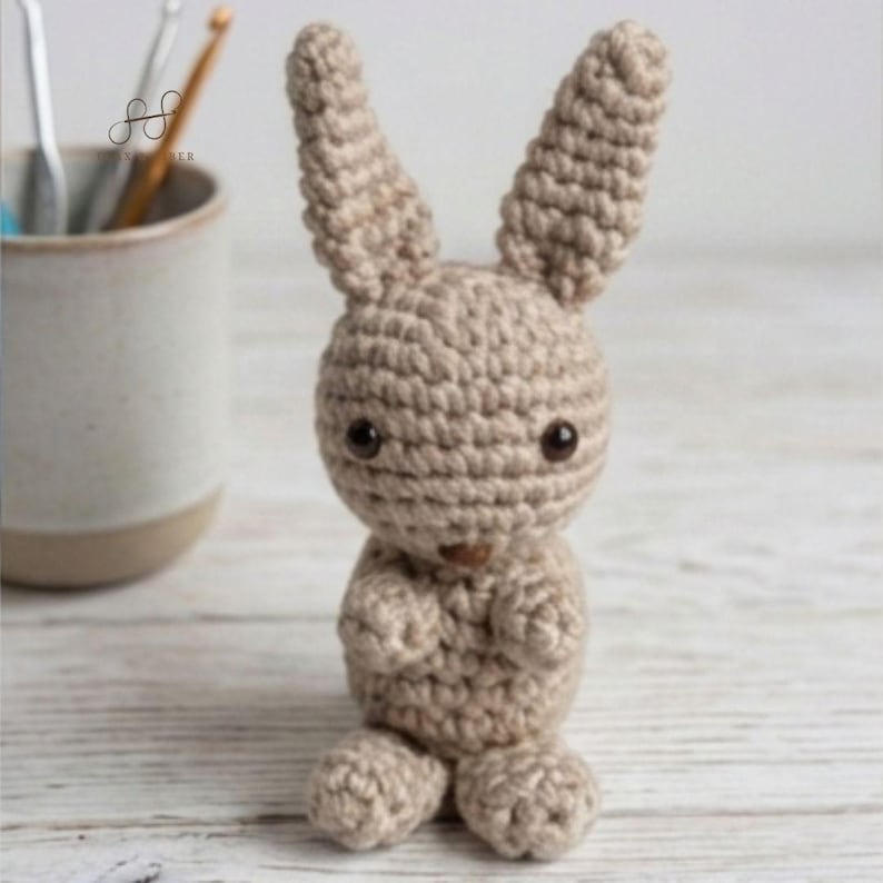 Beginner Crochet Bunny Amigurumi Pattern (PDF Download) - Etsy