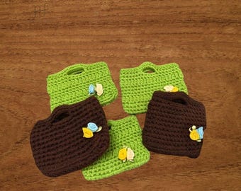 Mini Tote Crochet Pattern PDF, Gift Card Holder, AirPods Case, Beginner Friendly