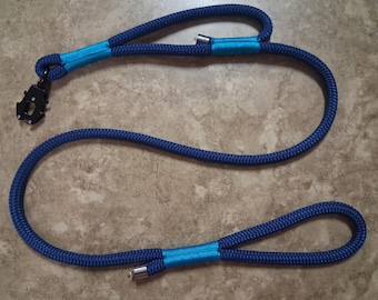 Koningsblauw, verkeershandvat, kikkerclip. 1/2" touw, lengte 4'8"