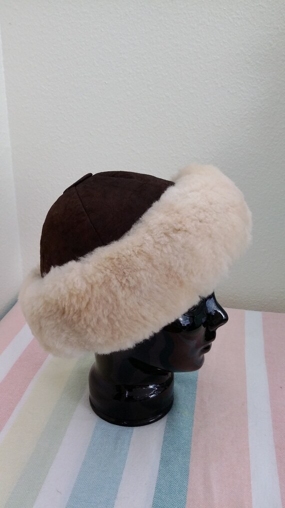 Shearling hat