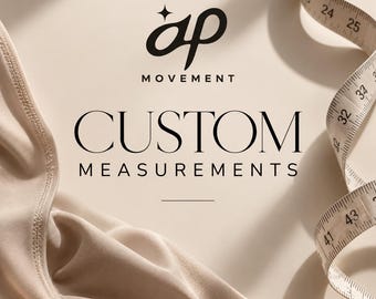 Custom Measurements - Please Add to Cart with Costume Purchase