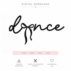 Dance SVG Cut File, Dancer Shirt PNG Sublimation DTF (Digital Download)