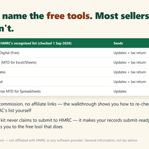 MTD Spreadsheet 2026/27 Landlord Bookkeeping HMRC | MTD Survival Kit | Excel Google Sheets image 5