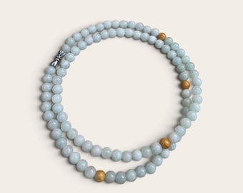 Multi-color Jade Beaded Necklace, Natural with COA