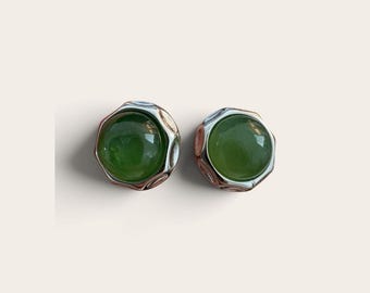 Nephrite Jade Earrings