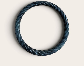 Wuji Jade Twist Bangle