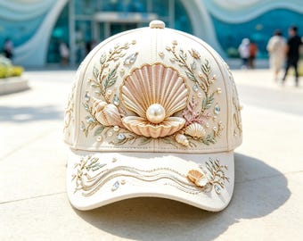 Baseballkappe mit Ozeanmotiv, 3D-Digitaldruck, Unisex-Sommermütze, Sonnenschutzkappe im maritimen Stil