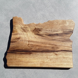 State Of Oregon Myrtlewood Small  Cutting Boards
