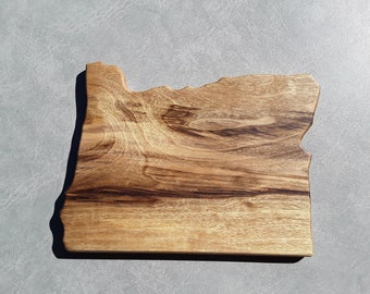 State Of Oregon Myrtlewood Small  Cutting Boards