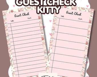 Guest Check - Kitty