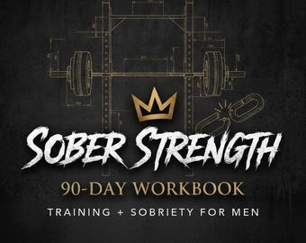 Cuaderno de trabajo de 90 días para fortalecerse en la sobriedad / Plan de prevención de recaídas, programa de gimnasio (descarga digital)
