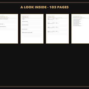 Puede incluir: Cuatro p&aacute;ginas blancas de un documento de 103 p&aacute;ginas con texto y l&iacute;neas en negro. Las p&aacute;ginas se titulan My Relapse Prevention Plan, Trigger Map, Craving Log y Coping Skills Library, cada una con indicaciones estructuradas y casillas.