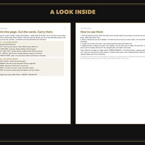 Pode incluir: Um documento de duas p&aacute;ginas intitulado A LOOK INSIDE com instru&ccedil;&otilde;es para uma ferramenta de sobriedade. A p&aacute;gina esquerda fornece um protocolo de 60 segundos e um teste HALT. A p&aacute;gina direita explica como usar os cart&otilde;es impressos.