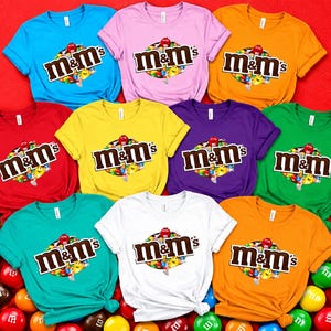 Candy Matching Shirt, M&M Group Shirt, Halloween Costume Shirt, Group Family Matching Shirt, Family Halloween Shirt, Halloween Costume Shirt