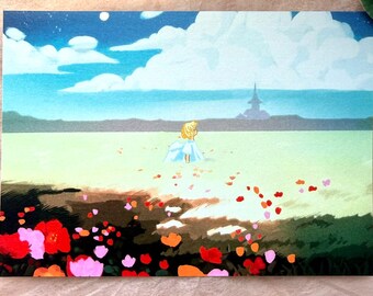 Cute Angel Print A6 size
