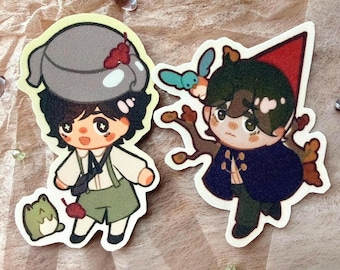 Over the garden wall glitter vinyl sticker
