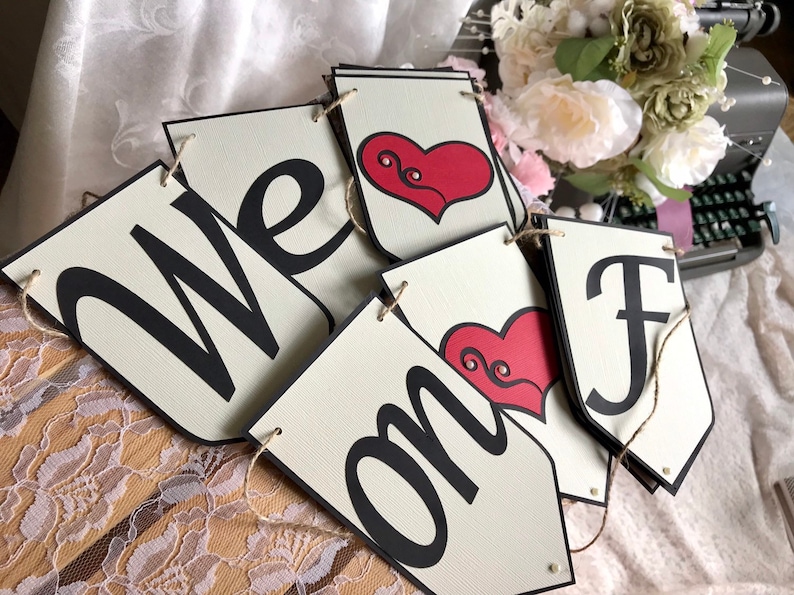 Engaged banner-Wedding Photo prop-Engagement photo prop Engagement party WE DECIDED on FOREVER Banner Wedding Decoration-Wedding Banner