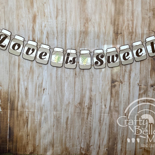 Love is Sweet Banner - Etsy
