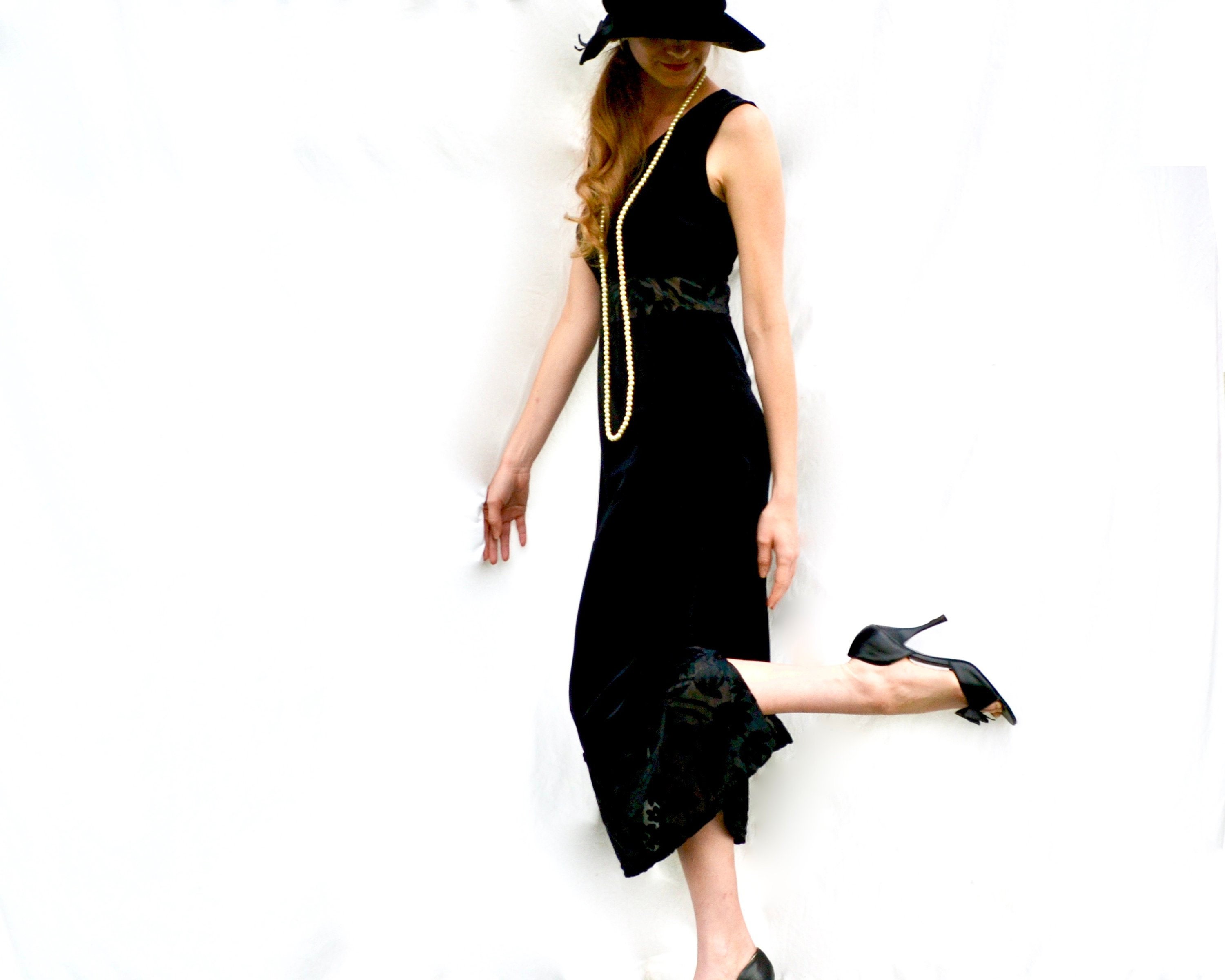 designer flapper dress