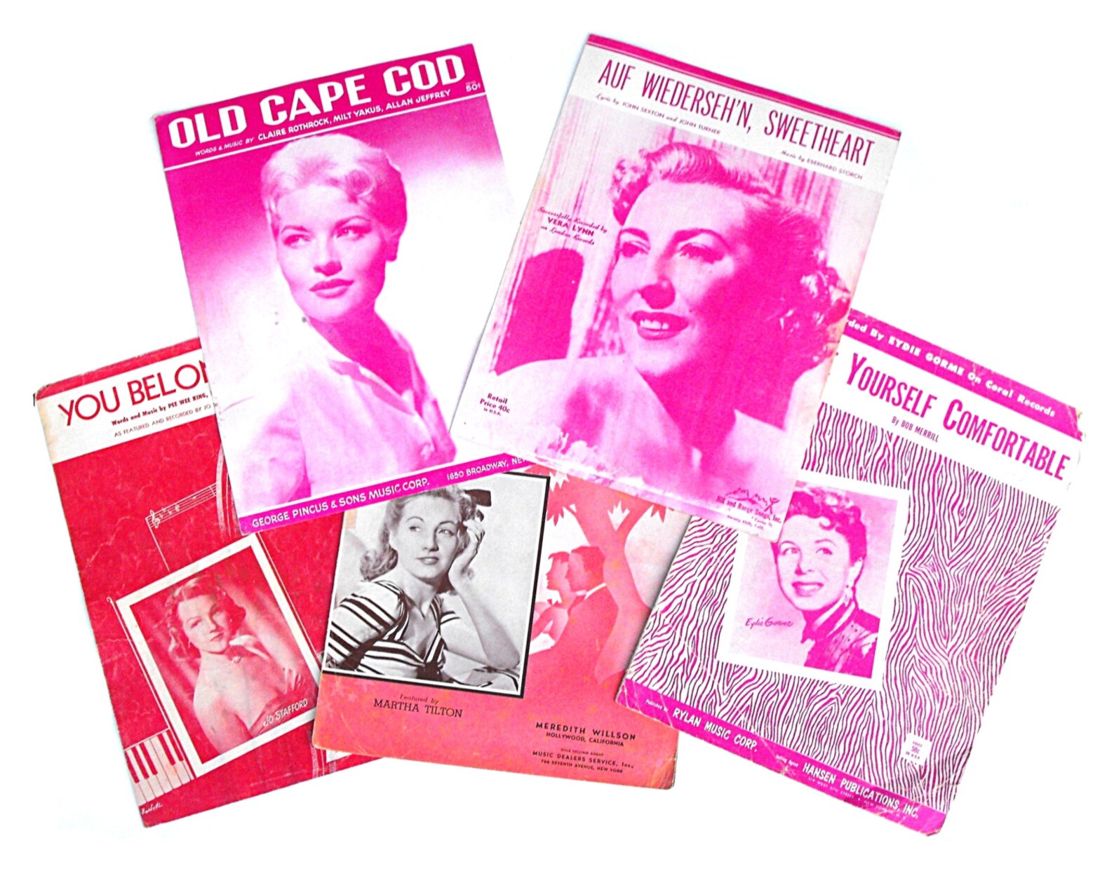50s Pink Ladies Sheet Music Mid Century 1940s-1950s Romantic | Etsy
