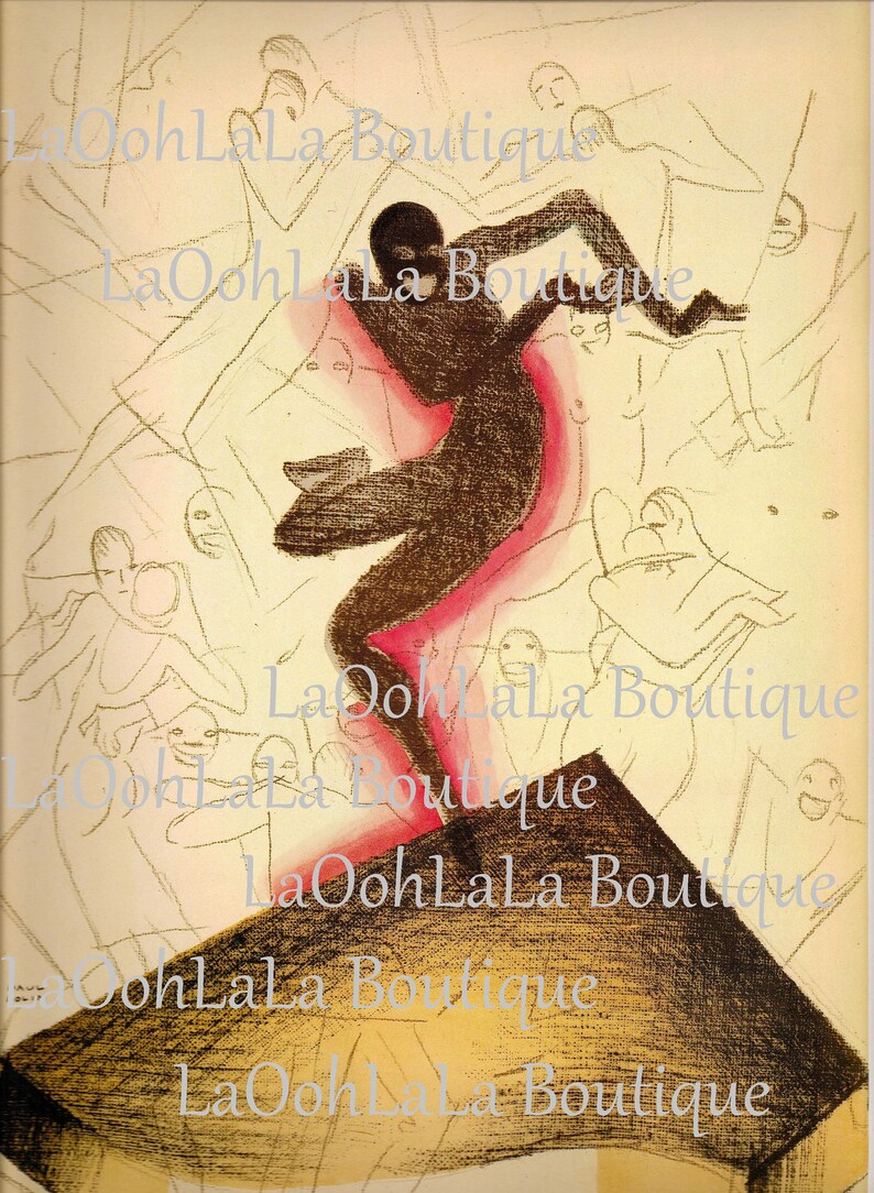 1927 Josephine Baker Moulin Rouge Digital Printable Paul Colin | Etsy