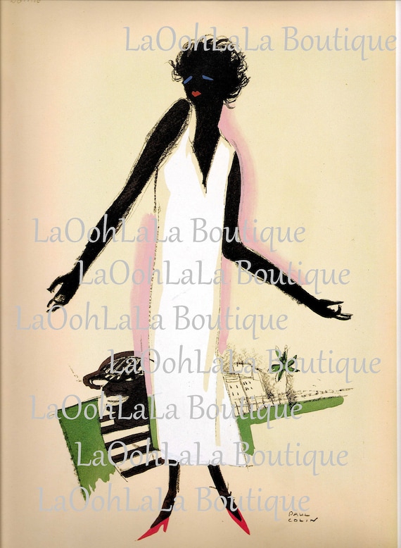 1927 Jazz Singer Digital Printable Paul Colin Art Deco 1920s Paris Damia Josephine Baker African American Woman Fashion Makeup Image Graphic 1927 Jazz Singer Digital Printable Paul Colin Art Deco 1920s Paris Damia Josephine Baker African American Woman Fashion Makeup Image Graphic