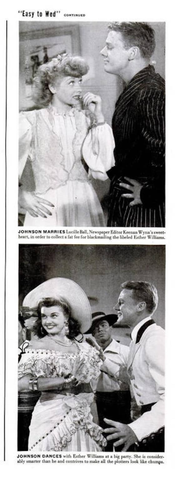 Easy to wed Van Johnson Esther Williams movie poster #3